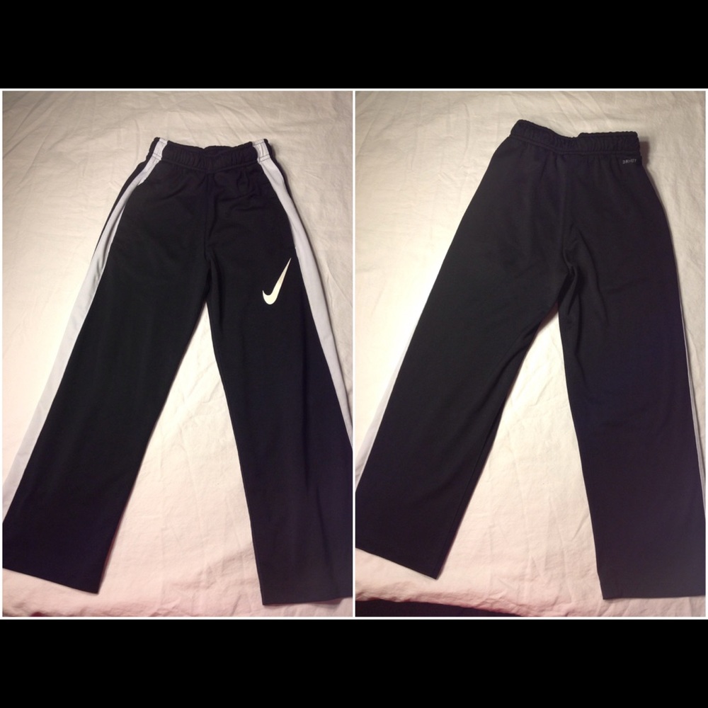 Boy's Black Nike Dri-Fit Sweat Pants